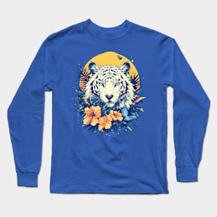 white tiger Long Sleeve T-Shirt